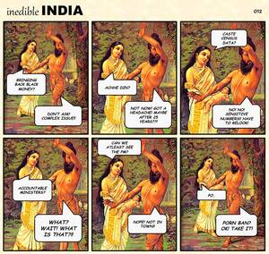 Indian Porn Comics - From porn ban to death penalty, a new web comic combines medieval art and  modern commentary