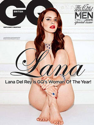 Lana Del Rey Porn Magazine - Lana Del Rey Goes Nude on Cover of British GQ's 'Men of the Year' Issue
