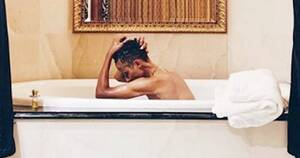 Adele Nude Porn - Defiant Adele Roberts poses for naked bath snap after I'm A Celeb vote  controversy - Mirror Online