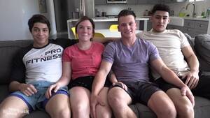 Foursome Bisexual Orgy - Andre Willis Fucks The Cum Out Of Adam Von In A Bisexual Foursome With  Jacob Booker On BiGuysFuck