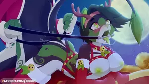 Anime Lesbians Furry Christmas Porn - Eipril Christmas animation | xHamster
