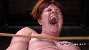 bbw redhead slave - Bbw redhead slave in hogtie gets whipped - XVIDEOS.COM
