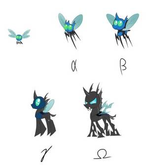 Changeling Mlp Human Porn - My Little Pony Friendship is Magic wallpaper entitled Parasprites--> Changelings