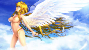 anime porn naked angels - Rule 34 - absurdres air (anime) angel blonde hair blue eyes breasts cloud  clouds dress female highres kamio misuzu long hair mutsuki (moonknives) nude  nude filter photoshop pussy sky solo uncensored very