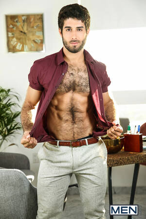 Diego Sans Gay Porn Hairy - Gay men Diego Sans & Casey Jacks proceed to anal sex after underwear poses  by Men