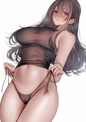 hentai pulled panties naked - Side-tie panties pull up