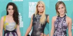 Kristen Stewart Emma Watson Porn - Stewart y Watson, estÃ©tica punk en los MTV Movie Awards