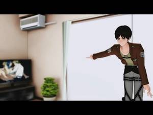 Attack On Titan Toon Porn - [MMD] Eren and Jean React To Yaoi Porn - SNK Attack On Titan funny