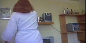 horny fat maid - Horny Fat Chubby Maid love sucking and riding Cock