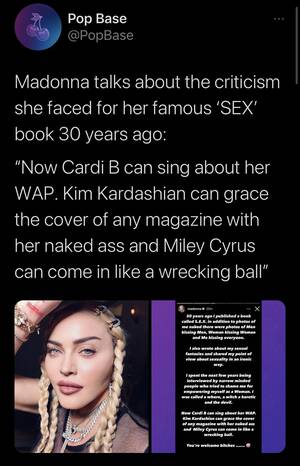 Madonna Sex Fuck - Cardi responds to Madonna's sex comments : r/Fauxmoi