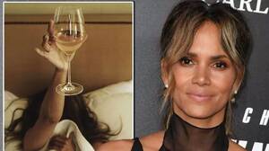 celebrity upskirt halle berry - Halle Berry drinks wine naked in bed after signing up for Netflix sci-fi  thriller - Mirror Online