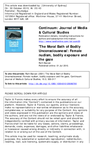 fat nudist naturist freedom - PDF) Ê¼The Moral Bath of Bodily UnconsciousnessÊ¼: Female Nudism, Bodily  Exposure and the Gaze | Ruth Barcan - Academia.edu