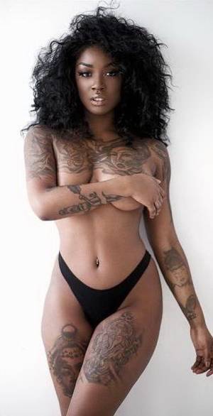 ebony phat ass tattoo - â€œCross her heartâ€¦ â€