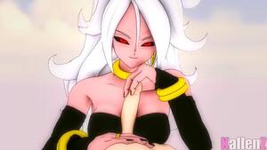 android handjob - DBZ rule 34: Majin Android 21 handjob - Porn GIF Video | neryda.com