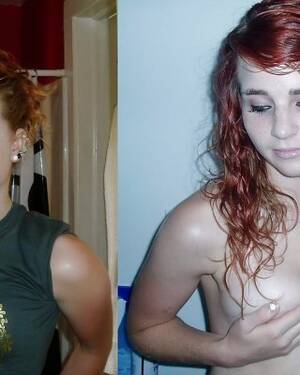 Before And After Redhead - Teens Before and After dressed undressed Porn Pictures, XXX Photos, Sex  Images #1052321 - PICTOA