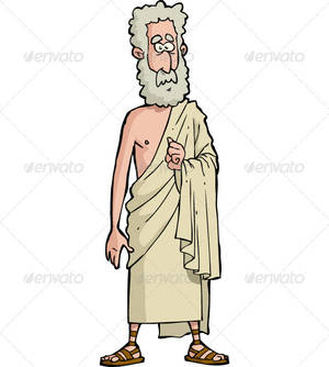 Ancient Greek Toga Porn - Buy Roman Philosopher by ded_Mazay on GraphicRiver. No transparency or  gradients used. JPG and EPS vector files.