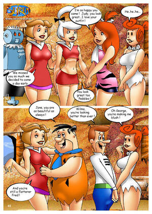 George And Judy Porn Comic - Rule 34 - 2 panel comic bob cut bone brown hair caveman cheating husband  cheating wife comic crossover daughter dress father female flirting fred  flintstone george jetson hair bun halter top hanna-barbera