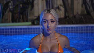 blonde big tits pool - BIG TIT BLONDE SUCKS COCK IN THE POOL - XNXX.COM