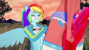 Chubby Porn Rainbow Dash - MLP Inspired - Rainbow Dash x Futanari Pinkie Pie - Handjob and sex -  XNXX.COM