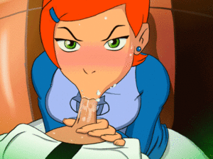 Angry Hentai Blowjob - Angry blowjob from Gwen â€“ Ben 10 Hentai