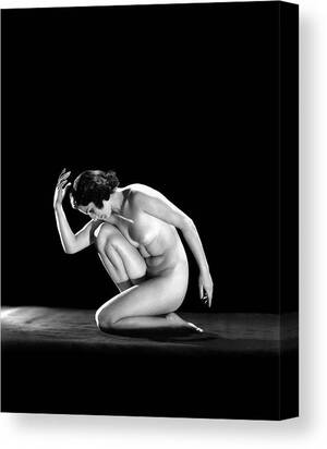 30s vintage ebony nudes - 1930s Nude Woman In Classical Pose Art Canvas Print / Canvas Art by Vintage  Images - Pixels Canvas Prints