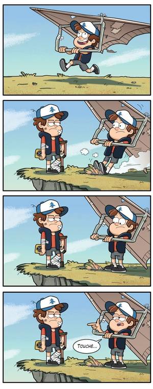 Gravity Falls Porn Dipper And Pacifica Pool - Touche by markmak on DeviantArt gravity falls