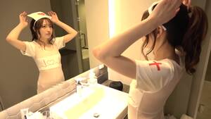 japanese nurse girlfriend - Cute Japanese nurse girl brings health through nice sex.