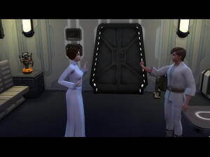 Luke And Leia Star Wars Sex - Star Wars parody - tricky Luke used jedi for use Leia's pussy (Sims 4) -  XNXX.COM