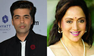 Hema Malini Porn - OMG!! Karan Johar gets slapped for imitating Hema Malini from Sholay |  India.com
