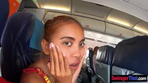 amateur sex on a plane - Airplane ride and amateur sex in the hotel with his Asian teen girlfriend -  XVIDEOS.COM