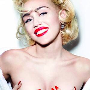 Miley Cyrus Pantyhose Porn - Miley Cyrus topless again for racy Blonde Angel Vogue Mario Testino cover  shoot - Mirror Online
