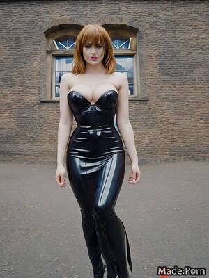 fetish leather latex porn - Porn image of foot fetish leather dominatrix latex 30 mini skirt big ass  created by AI