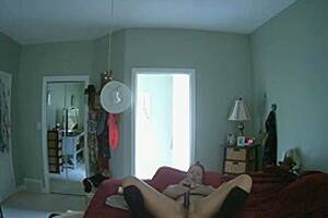 dildo hidden cam - Hidden Camera Catches Wife Watching Porn With Black Dildo