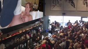 crowd cumshot - Pub crowd reaction to cumshot