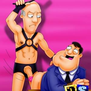 Cartoon Porn American Dad Stan Gay - Muscular Stan from American Dad strethes his wife tight pussy by his h..