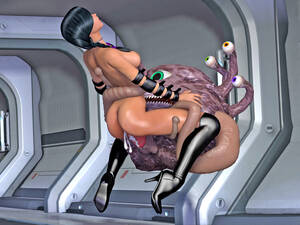 Alien Tentacle Xxx - Sexy girl fucked by alien tentacles | KingdomOfEvil 3d