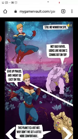 Avengers Cartoon Porn Hamster - Captain Marvel being fucked by Thanos. | xHamster