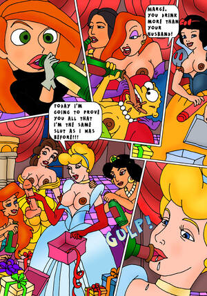 cartoon lesbian porn party - Drunk Sex Party of Cartoon Girls-party04 hard