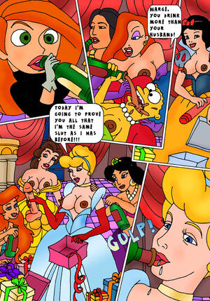 cartoon lesbian porn party - Drunk Sex Party of Cartoon Girls-party04 hard