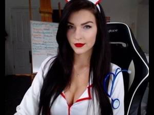 Dota 2 Porno - Hot nurse twitch gaming streamer Dota 2 !