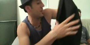 Brunette Anal Dp - mature brunette MMF anal DP