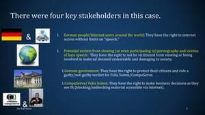 Compuserve Porn - Case Study and Analysis: CompuServe Deutschland | PPT