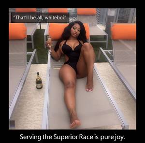 black feet white slave - black-woman-dominating-white-man: â€œA Goddess â€