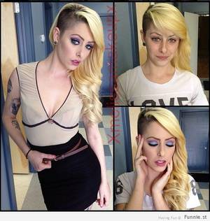 nicole malice - nicole malice porn star without make up and with its such an incredible  transformation, that its inspiring