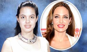 Celebrity Porn Angelina Jolie - Angelina Jolie is an awkward school girl in newly-unearthed photos | Daily  Mail Online