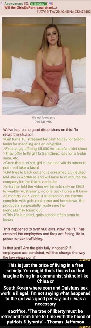 Girlsdoporn 19 Years Old E197 - Anonymous (ID: Will the GirlsDoPorn case chan(...) 40 46 No We've had some  good discussions