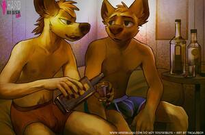 Furry Gay Underwear Porn - Rule 34 - 2boys alcohol blue underwear boxer briefs bulge drinking furry  furry only gay male male only pubic hair red underwear tacklebox underwear  yaoi | 1934517