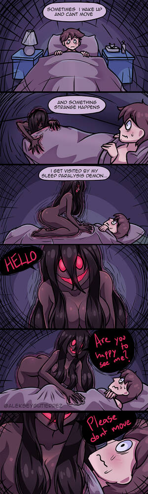 Female Supernatural Demon Porn - My sleep paralysis demon - Comic made by me : r/Animemes