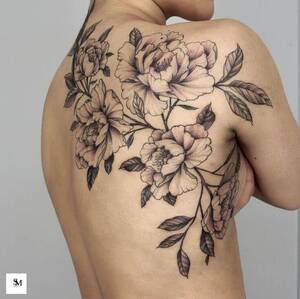 Indian Porn Flower Tattoo - Custom Tattoo Design, Hand Drawing Tattoo Designs, Back Tattoo Drawing -  Etsy