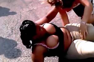 black girl street fight - Downblouse Street Fight in bc